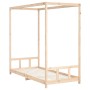 Solid pine wood bed frame for children 90x200 cm by vidaXL, Cribs and beds for children - Ref: Foro24-834522, Price: 104,91 €...