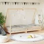Estructura de cama para niños madera maciza de pino 90x200 cm de vidaXL, Cunas y camas para niños - Ref: Foro24-834483, Preci...