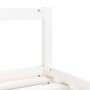 Kinderbettgestell Zirbenholz weiß 90x200 cm von vidaXL, Kinderbetten und Betten für Kinder - Ref: Foro24-834394, Preis: 79,69...