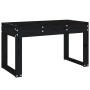Massive Gartenbank aus schwarzem Kiefernholz 80x38x45 cm von vidaXL, Gartenbänke - Ref: Foro24-825090, Preis: 65,15 €, Rabatt: %