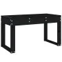 Massive Gartenbank aus schwarzem Kiefernholz 80x38x45 cm von vidaXL, Gartenbänke - Ref: Foro24-825090, Preis: 65,15 €, Rabatt: %