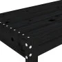 Massive Gartenbank aus schwarzem Kiefernholz 80x38x45 cm von vidaXL, Gartenbänke - Ref: Foro24-825090, Preis: 65,15 €, Rabatt: %