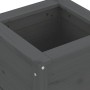 Solid gray pine wood planter 40x40x39 cm by vidaXL, Pots and planters - Ref: Foro24-825249, Price: 52,61 €, Discount: %