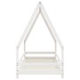 White pine wood children's bed frame 80x200 cm by vidaXL, Cribs and beds for children - Ref: Foro24-834481, Price: 104,16 €, ...