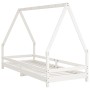 White pine wood children's bed frame 80x200 cm by vidaXL, Cribs and beds for children - Ref: Foro24-834481, Price: 104,16 €, ...