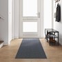 Runner de Alfombra Gris 80 x 400 cm tela en Alfombras | Comprar online en Foro24