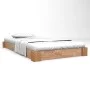 Bettgestell aus massivem Eichenholz, 90 x 200 cm von vidaXL, Betten und Lattenroste - Ref: Foro24-247256, Preis: 177,85 €, Ra...
