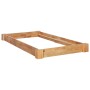 Solid oak wood bed frame 90x200 cm by vidaXL, Beds and slatted bases - Ref: Foro24-247256, Price: 180,82 €, Discount: %