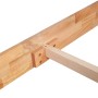 Solid oak wood bed frame 90x200 cm by vidaXL, Beds and slatted bases - Ref: Foro24-247256, Price: 180,82 €, Discount: %