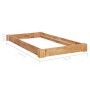 Solid oak wood bed frame 90x200 cm by vidaXL, Beds and slatted bases - Ref: Foro24-247256, Price: 180,82 €, Discount: %
