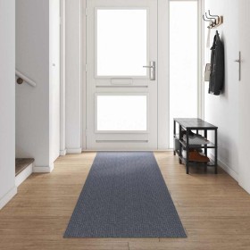 Runner de Alfombra Gris Claro 80 x 500 cm tela