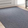 Runner de Alfombra Gris Claro 100 x 300 cm tela