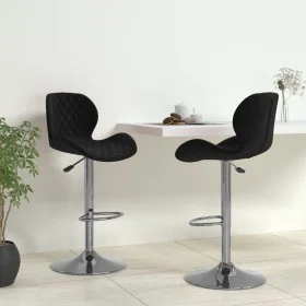 Küchenhocker 2 Einheiten aus schwarzem Samt von vidaXL, Küchenhocker - Ref: Foro24-334908, Preis: 148,72 €, Rabatt: %
