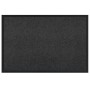 Felpudo Antracita 60 x 40 x 1.2 cm Tela de peluche