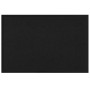 Felpudo Negro 60 x 40 x 1.2 cm Tela de peluche