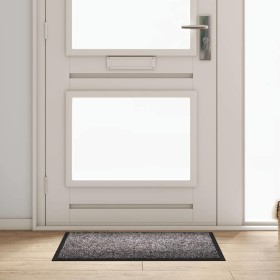 Felpudo Gris Claro 60 x 40 x 1.2 cm Tela de peluche