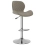 Taburetes de cocina 2 unidades terciopelo gris claro de vidaXL, Taburetes de cocina - Ref: Foro24-334911, Precio: 123,14 €