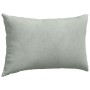 Cojines de sofá 2 pcs Gris claro 50 x 30 cm Tela de pana