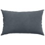 Cojines de sofá 2 pcs Gris oscuro 50 x 30 cm Tela de pana