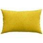 Cojines de sofá 2 pcs Amarillo 50 x 30 cm Tela de pana