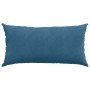 Cojines de sofá 2 pcs Azul 80 x 40 cm Tela de pana