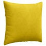 Cojines de sofá 2 pcs Amarillo 45 x 45 cm Tela de pana