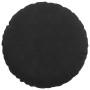 Cojines para asiento 2 pcs Negro Ø 40 x 13 cm Terciopelo