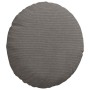Cojines para asiento 2 pcs Gris Claro Ø 30 x 13 cm Tela de pana