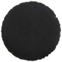 Cojines para asiento 2 pcs Negro Ø 40 x 13 cm Terciopelo