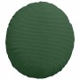 Cojines para asiento 2 pcs Verde oscuro Ø 40 cm Tela de pana