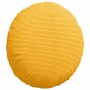 Cojines para asiento 2 pcs Amarillo Claro Ø 40 cm Tela de pana