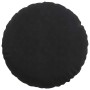 Cojines para asiento 2 pcs Negro Ø 40 x 13 cm Terciopelo