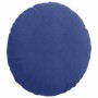 Cojines para asiento 2 pcs Azul Policía Ø 40 x 13 cm Terciopelo