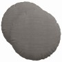 Cojines para asiento 2 pcs Gris Claro Ø 50 cm Tela de pana