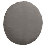 Cojines para asiento 2 pcs Gris Claro Ø 50 cm Tela de pana