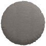 Cojines para asiento 2 pcs Gris Claro Ø 50 cm Tela de pana