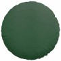 Cojines para asiento 2 pcs Verde oscuro Ø 50 cm Tela de pana