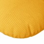 Cojines para asiento 2 pcs Amarillo Claro Ø 50 cm Tela de pana
