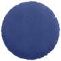 Cojines para asiento 2 pcs Azul Policía Ø 40 x 13 cm Terciopelo