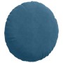 Cojines para asiento 2 pcs Azul Ø80 x 29 cm Terciopelo