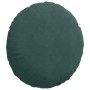Cojines para asiento 2 pcs Verde oscuro Ø80 x 29 cm Terciopelo