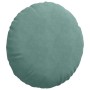 Cojines para asiento 2 pcs Verde Mar Ø 40 x 13 cm Terciopelo
