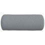 Cojines Bolster 2 pcs Gris Claro Ø 15 x 40 cm tela