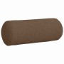 Cojines Bolster 2 pcs Marrón Ø 15 x 40 cm tela