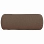 Cojines Bolster 2 pcs Marrón Ø 15 x 40 cm tela