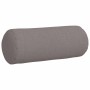 Cojines Bolster 2 pcs Taupé Ø 15 x 40 cm tela