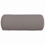 Cojines Bolster 2 pcs Taupé Ø 15 x 40 cm tela