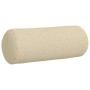 Cojines Bolster 2 pcs Crema Ø 15 x 40 cm tela