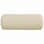 Cojines Bolster 2 pcs Crema Ø 15 x 40 cm tela