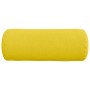 Cojines Bolster 2 pcs Amarillo Claro Ø 15 x 40 cm tela